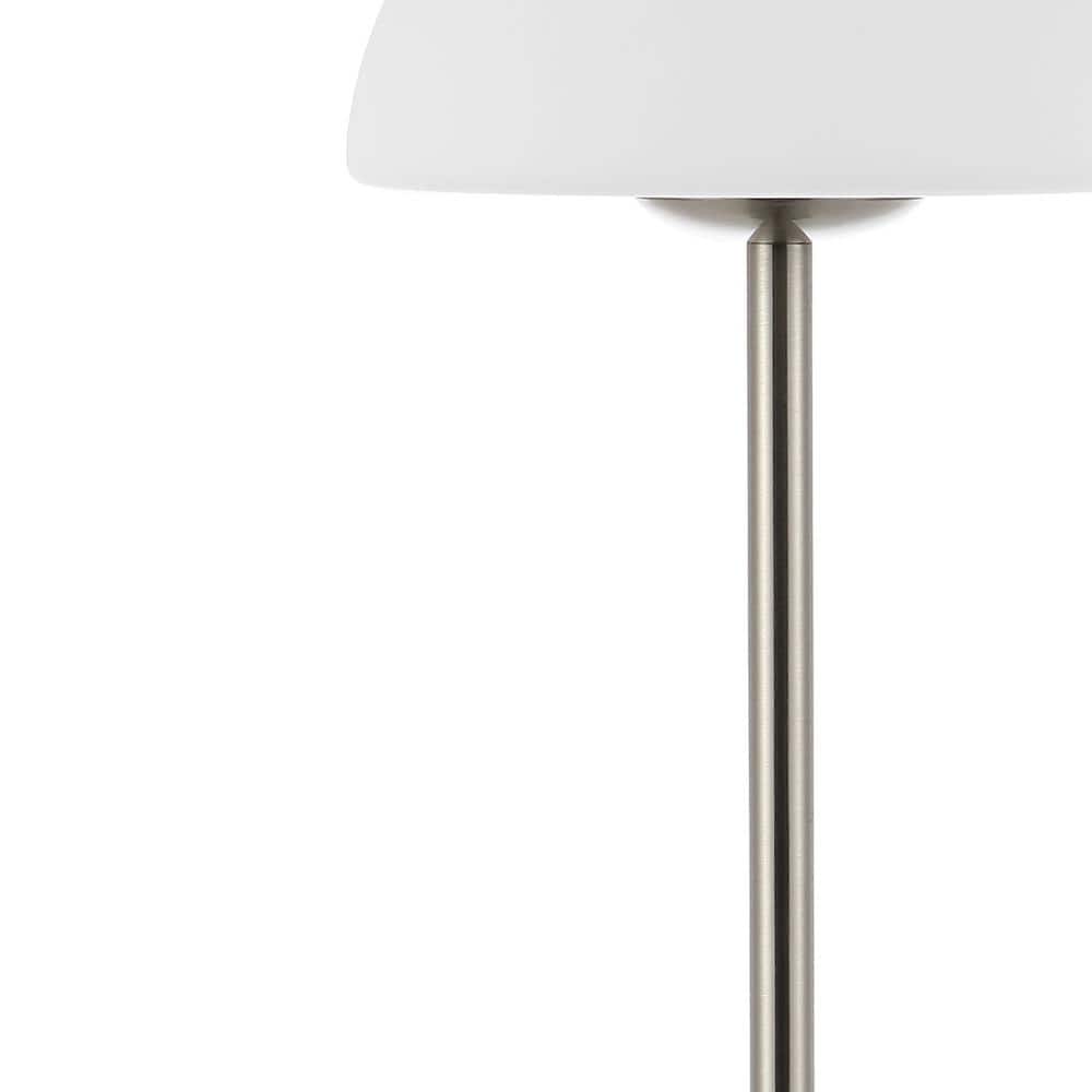 Xavier 12.5" Nickel Polished Cordless LED Buffet Lamp