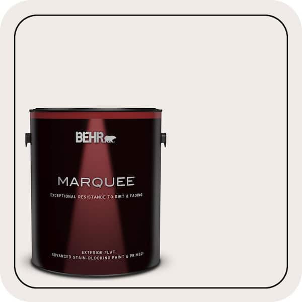 BEHR MARQUEE 1 gal. #700C-1 Pearl Drops Flat Exterior Paint & Primer