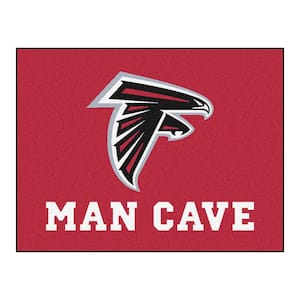 Atlanta Falcons Red Man Cave 3 ft. x 4 ft. Area Rug