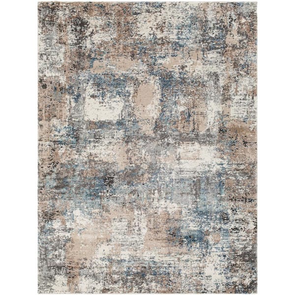 Livabliss Matteo Brown 8 ft. x 10 ft. Indoor Area Rug