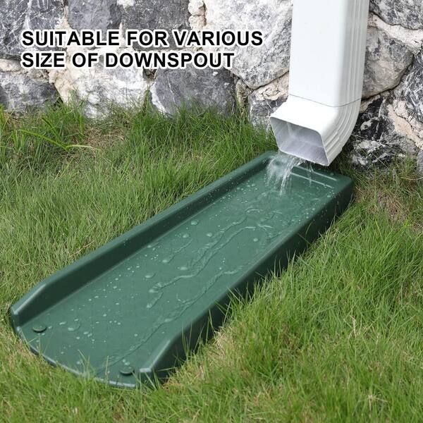 Gutter Buy HomeBuddy Gutter Downspout Extension - 2 Pack Rain Gutter Downspout Extension 2 Pack Downspout Durable And Stackable Rain Diverter From Recycled Plastic Plastic Screws For Ground Included Splash Block