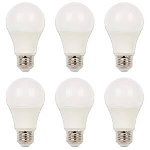 100-Watt Equivalent A19 E26 LED Light Bulb 5000K (6-Pack)
