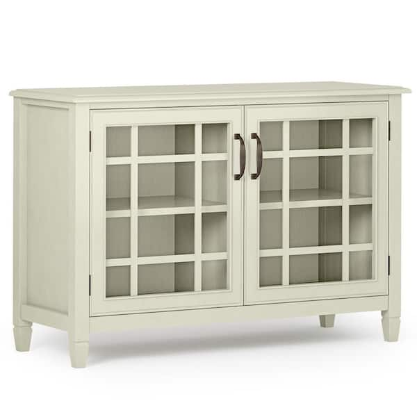 Low white deals storage cabinet