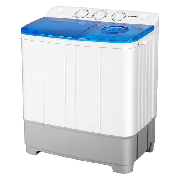 2-in-1 Portable Washing Machine, 22 lb Capacity Compact Washer with Timer Control for Apartment or RV