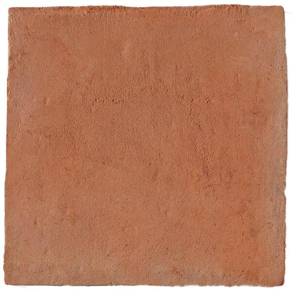 Solistone Hand Made Terra Cotta Cuadrado 12 in. x 12 in. Floor and Wall Tile (5 sq. ft. / case)