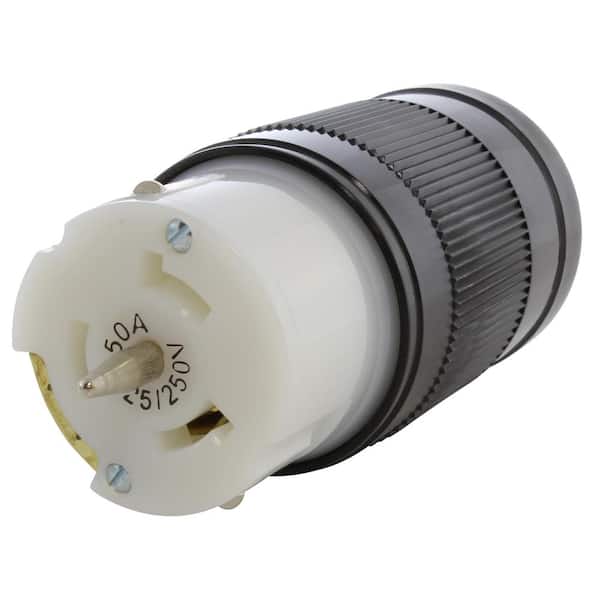 California Standard CS6364 50 Amp 125/250-Volt 4-Prong Locking Female Connector Assembly