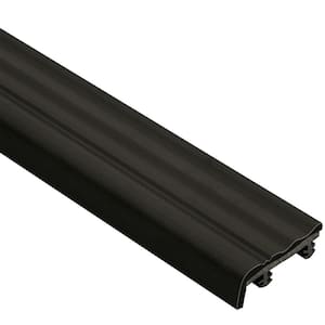 Trep-S Black 1-1/32 in. x 8 ft. 2-1/2 in. Thermoplastic Rubber Replacement Insert