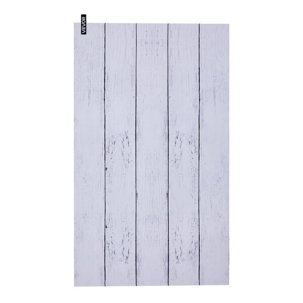 WESTICK Shiplap Peel and Stick Wallpaper White Removable Wood