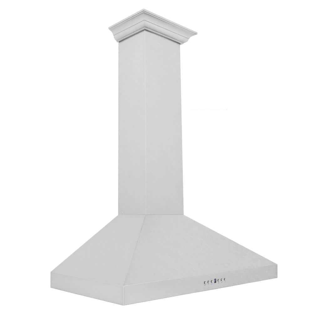 30 in. Convertible Vent Wall Mount Range Hood in Satin Stainless Steel