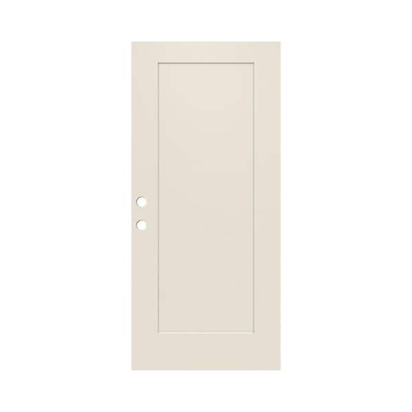 JELD-WEN 32 in. x 79 in. 1-Panel Craftsman Primed Steel Front Door Slab