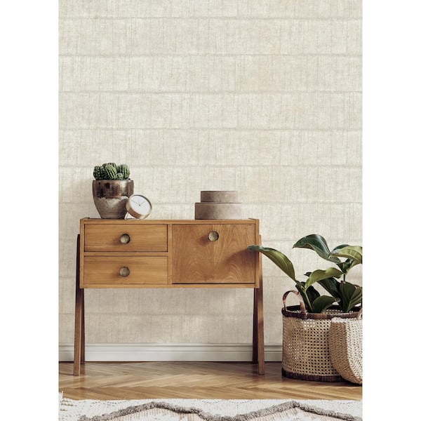 Advantage Blake White Bone Texture Stripe Textured Non-Pasted Non-Woven  Wallpaper Sample 4125-26739SAM - The Home Depot