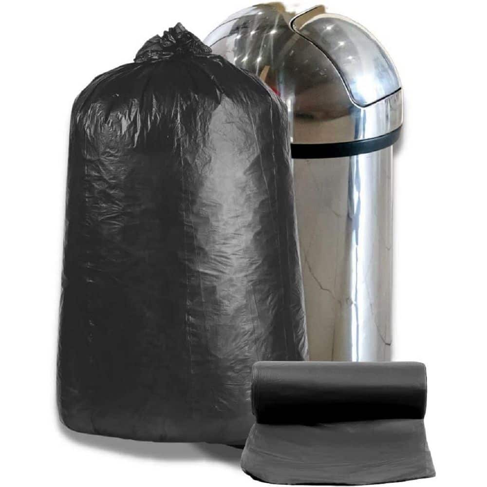 Plasticplace Heavy Duty 55-60 Gallon Trash Bags, 1.2 Mil, Black, 38'' x  58'' (50 Count) 