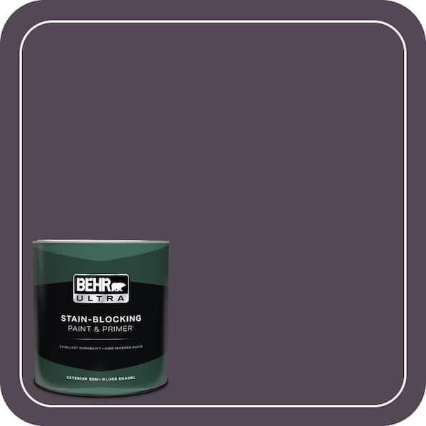 BEHR ULTRA 1 qt. #ECC-17-3 Napa Harvest Semi-Gloss Enamel Exterior Paint & Primer