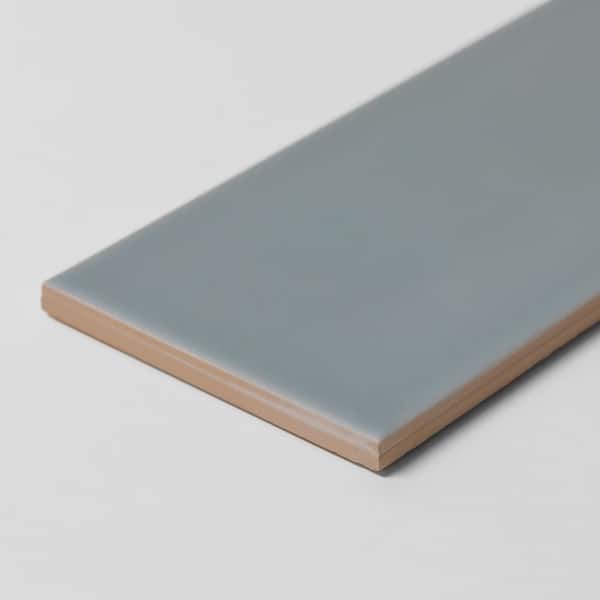 Bedouin 3.5 in. x 12 in. Blue Matte Ceramic Subway Wall Tile (9.9 sq. ft/case)