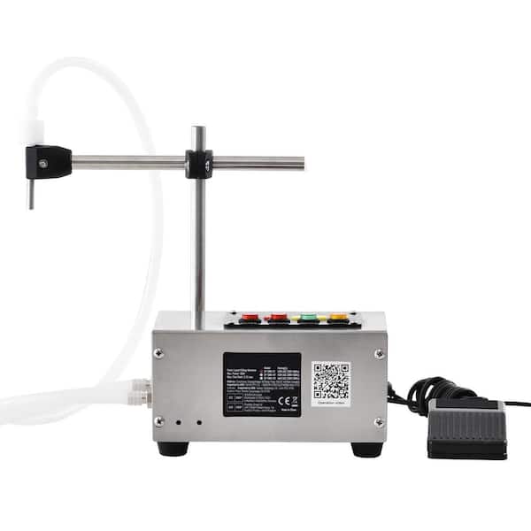Liquid Filling Machine, 10-4000ml Capacity, Automatic Bottle Filler, Digital Control for Milk, Water, Wine, Beverages