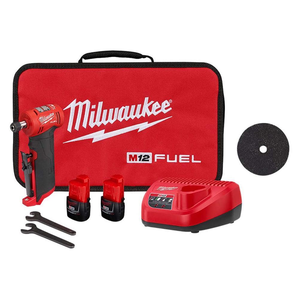 M12 FUEL 12V Lithium-Ion 1/4 in. Cordless Right Angle Die Grinder Kit w/2 in. Metal Cut Off Wheel 5-Pack price history on PriceWatchPro