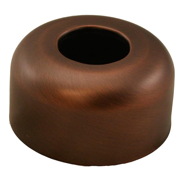 3 in. O.D. x 1-3/4 in. Height Box Pattern Steel Escutcheon for 1-1/4 in. Tubular in Old World Bronze