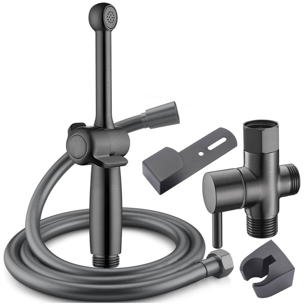 BWE NonElectric Handheld Bidet Attachment in Black CKPQ005B The