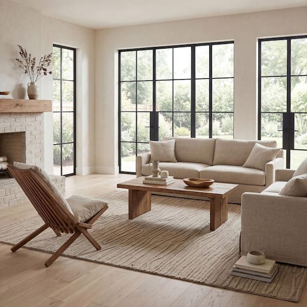 Cyrene Abstract Bohemian Wool Area Beige 4 ft. x 6 ft. Indoor Area Rug