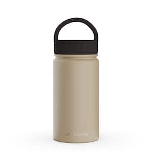 12 oz. Sandstone Insulated Stainless Steel Water Bottle with D-Ring Lid