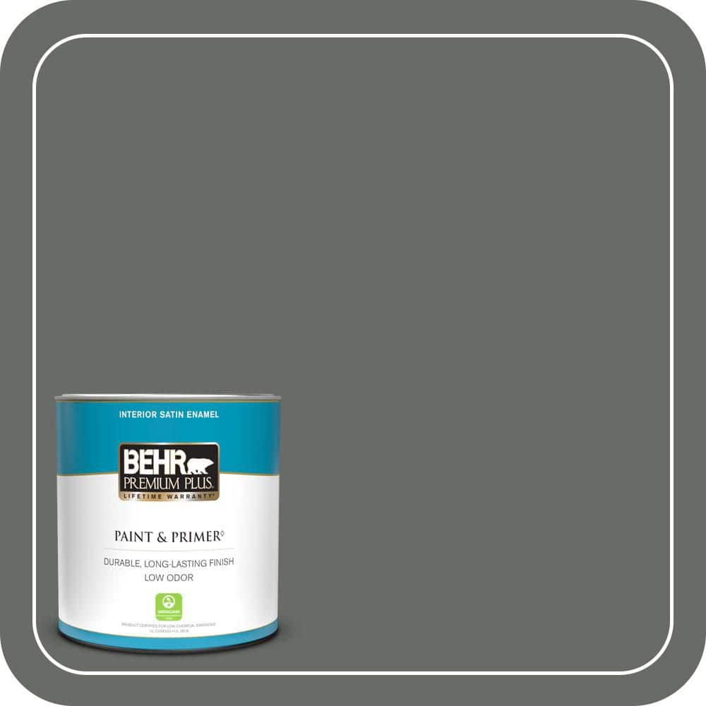 1 qt. #BNC-26 Lunar Basalt Satin Enamel Low Odor Interior Paint & Primer price history on PriceWatchPro