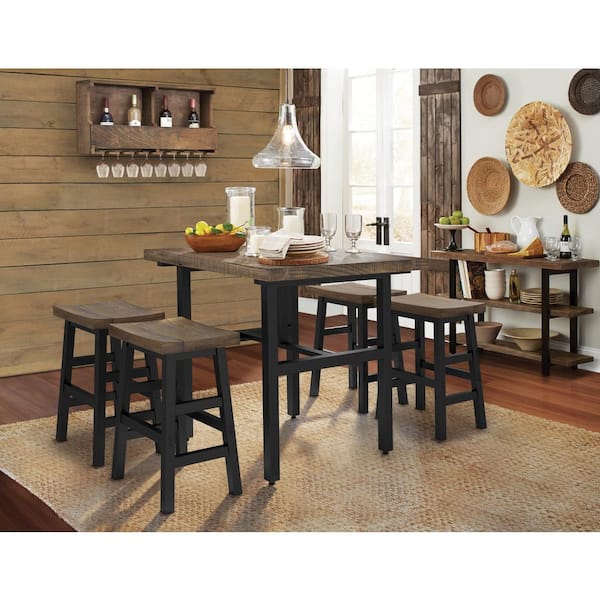 Pomona 8-Bottle Reclaimed Wood Wine Rack