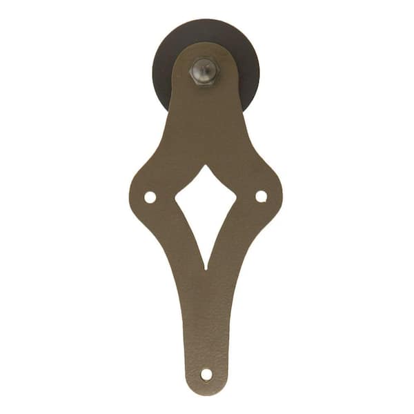 Quiet Glide 8-5/8 in. x 2-5/8 in. Palm-Leis Oil Rubbed Bronze Roller Strap