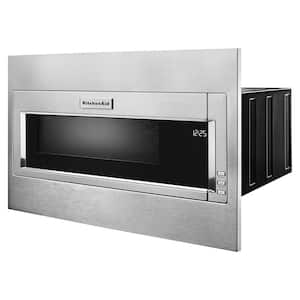 1.1 cu. ft. Built-In with Sensor Cooking Microwave in Stainless Steel