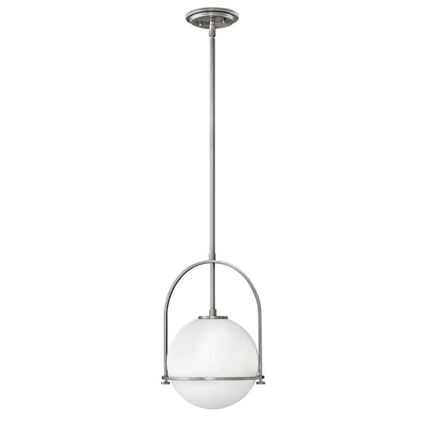 HINKLEY Somerset 1-Light Brushed Nickel Standard Mini Pendant Light