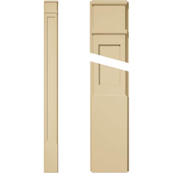 Ekena Millwork 2 in. D x 8 in. W x 96 in. L Primed Polyurethane Pilaster 1- Pack