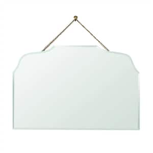 0.25 in. x 15.5 in. Classic Rectangle Framed Gold Vanity Mirror