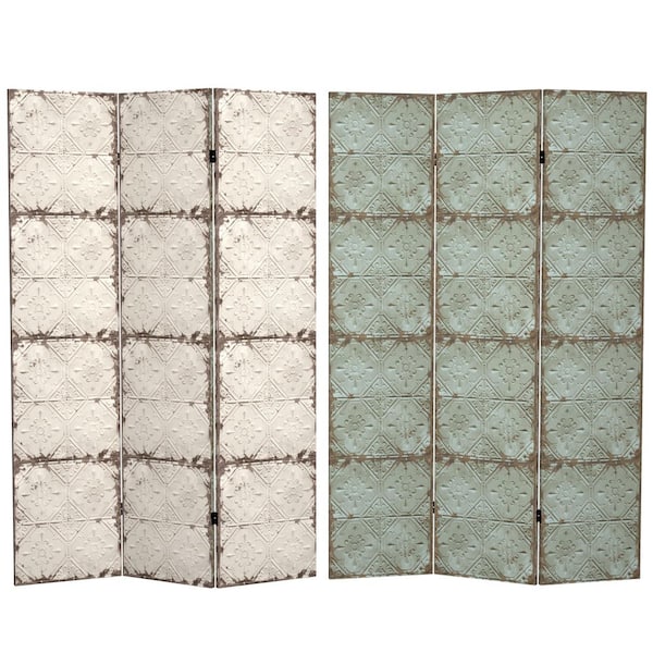 Oriental Furniture Paneling 6 ft. Printed 3-Panel Room Divider