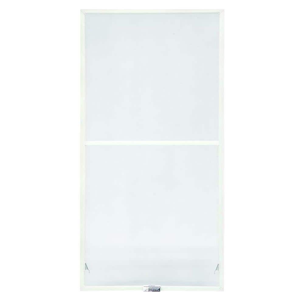 31-7/8 in. x 46-27/32 in. 200 and 400 Series White Aluminum Double-Hung Tru