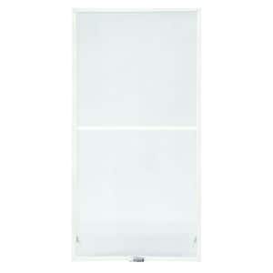 31-7/8 in. x 46-27/32 in. 200 and 400 Series White Aluminum Double-Hung TruScene Window Screen