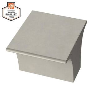 Liberty Inclination 1-1/8 in. (28 mm) Satin Nickel Square Cabinet Knob