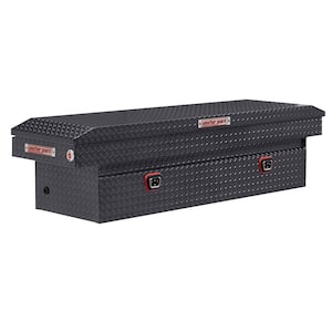 72 in. Gray Aluminum Full Size Crossover Truck Tool Box