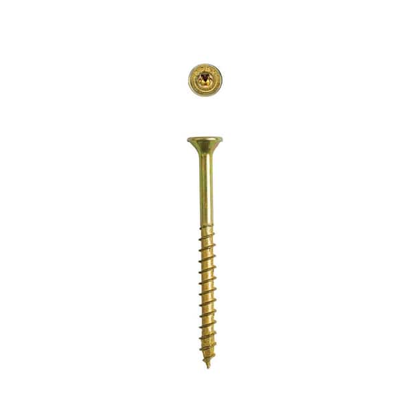 #10 x 2-1/2 in. Interior Flat Head Wood Screws Construction Framing Torx T-Star Plus (1500 Each) Bulk Pail Bit Included