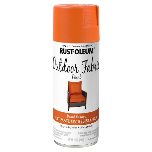 Rust-oleum 12 Oz Burnt Orange Outdoor Fabric Spray Paint 6 Pack-352122 - The Home Depot