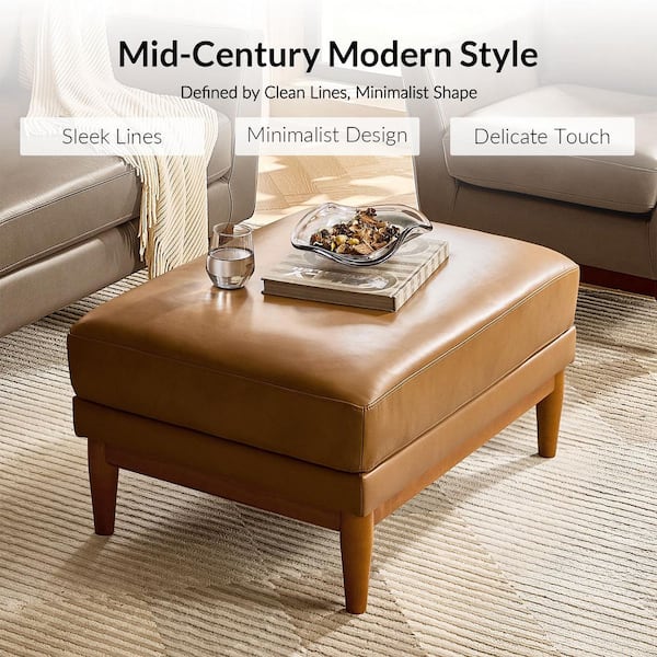 camome　オットマン JAYDEN CREATION Hilario 26.5 in. Wide Mid-Century Modern Style