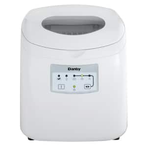 25 lbs. Portable Countetop Ice Maker in White