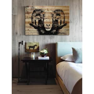 Litton Lane Teak Wood Brown Handmade Live Edge Tree Trunk Abstract Wall  Decor with Black Frames (Set of 4) 66069 - The Home Depot