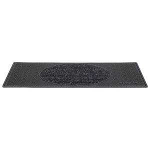 Waterproof, Low Profile Non-Slip Indoor/Outdoor Rubber Stair Treads, 10 in. x 30 in. (Set of 5), Black