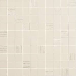 Echo Ivory 11.81 in. x 11.81 in. Textured Mosaic Porcelain Floor and Wall Tile (0.97 sq. ft./Each)