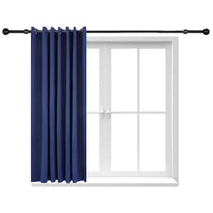 Indoor/Outdoor Blackout Curtain Panel with Grommet Top - 100 x 84 in (2.54 x 2.13 m) - Blue