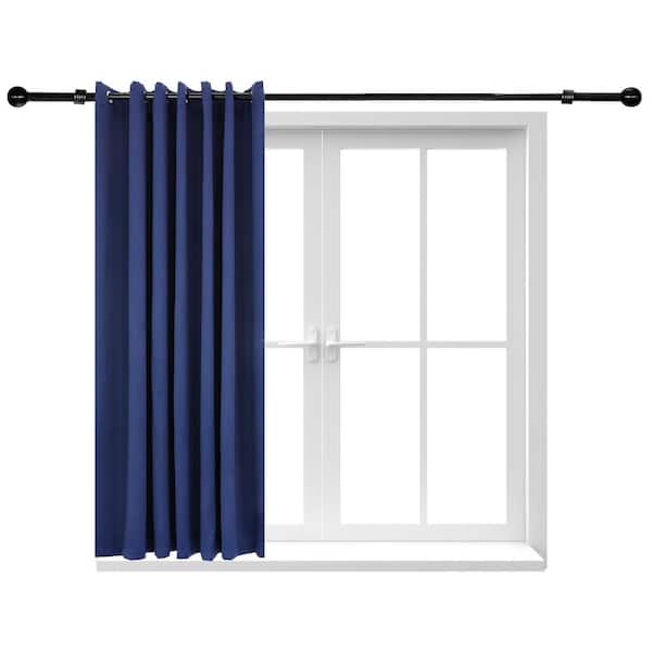 Indoor/Outdoor Blackout Curtain Panel with Grommet Top - 100 x 84 in (2.54 x 2.13 m) - Blue