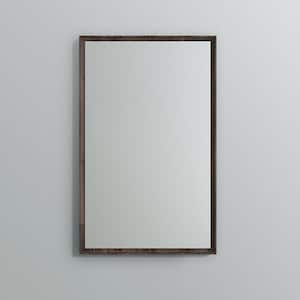 Formosa 20 in. W x 32 in. H Framed Rectangular Bathroom Vanity Mirror in Acacia