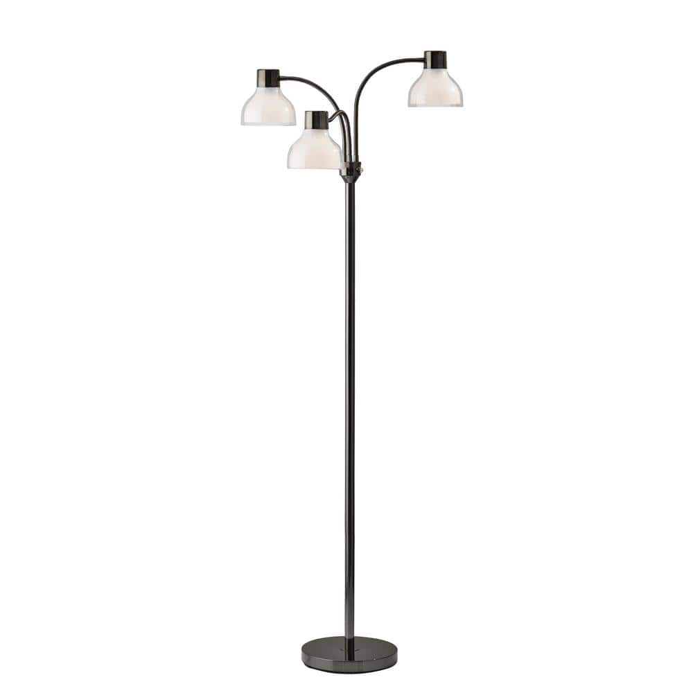 Presley 69 in. Black Nickel Floor Lamp
