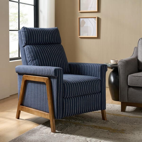 Amsi Navy 29 in. W Modern Power Recliner with Type-C and USB Charging Ports