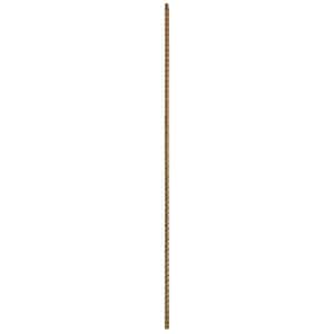 44 in. x 9/16 in. Oil Rubbed Bronze Hammered Plain Gothic Hollow Iron Baluster