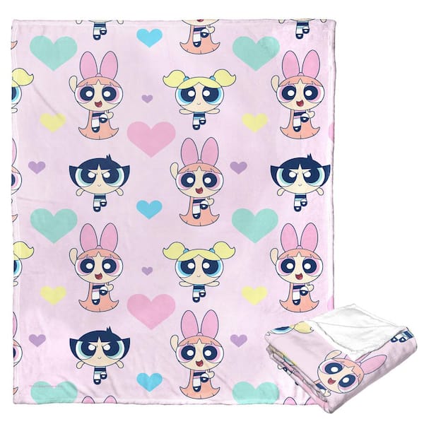 WB Power Puff Girls Rainbow Power Silk Touch Multi-Color Throw Blanket